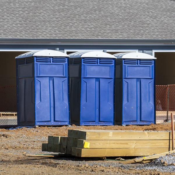 how do you ensure the portable toilets are secure and safe from vandalism during an event in Dodge OK